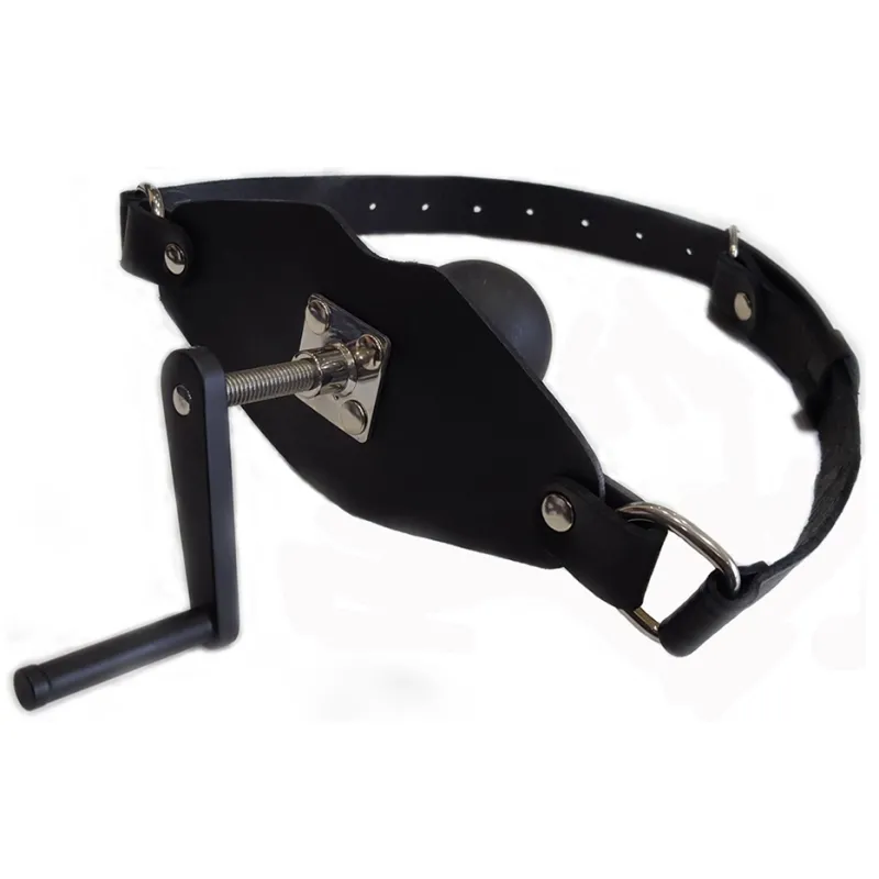 Stainless Steel Baillon Boule Killer Noir